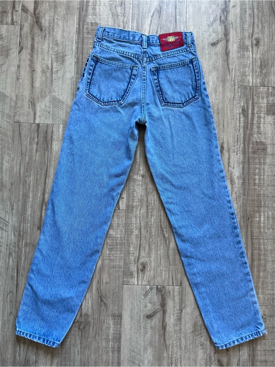 Request Denim - Vintage 90’s Request First fit Issue Light Blue Denim tapered Jeans retro